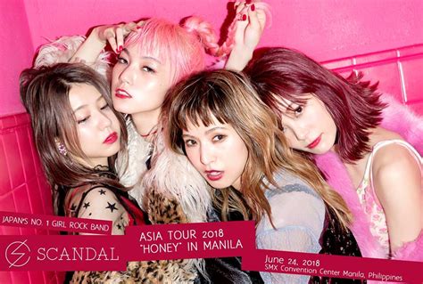 SCANDAL live in Manila 2018 .